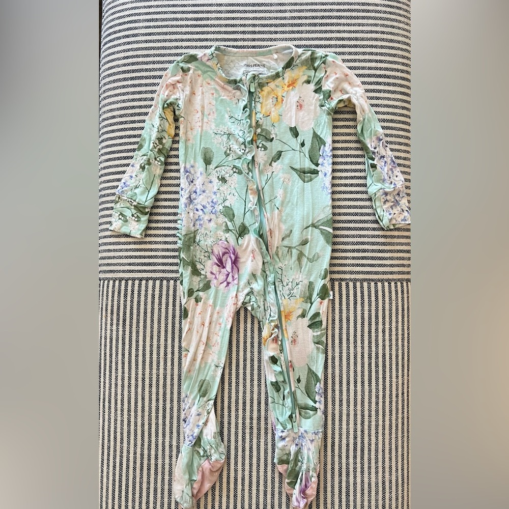Posh peanut bamboo footie pajamas